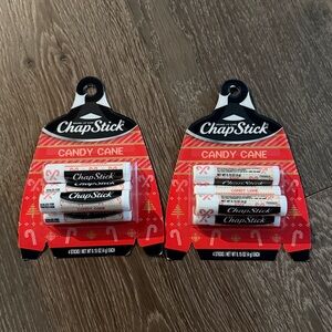Set of 2 Ugly Sweater Chapstick -Candy Cane Flavor. NWT.